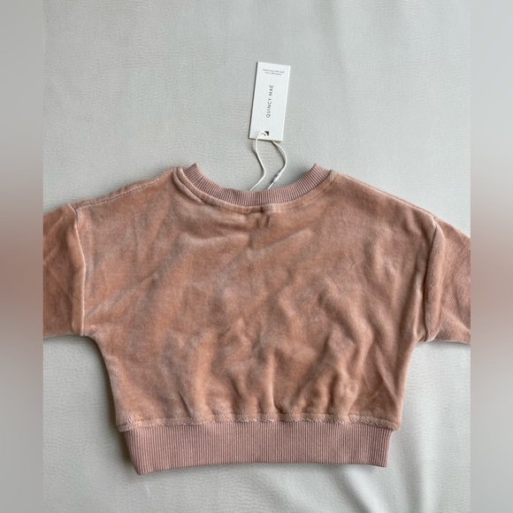 Quincy Mae Velour Sweatshirt 0-3months - Picture 16 of 16